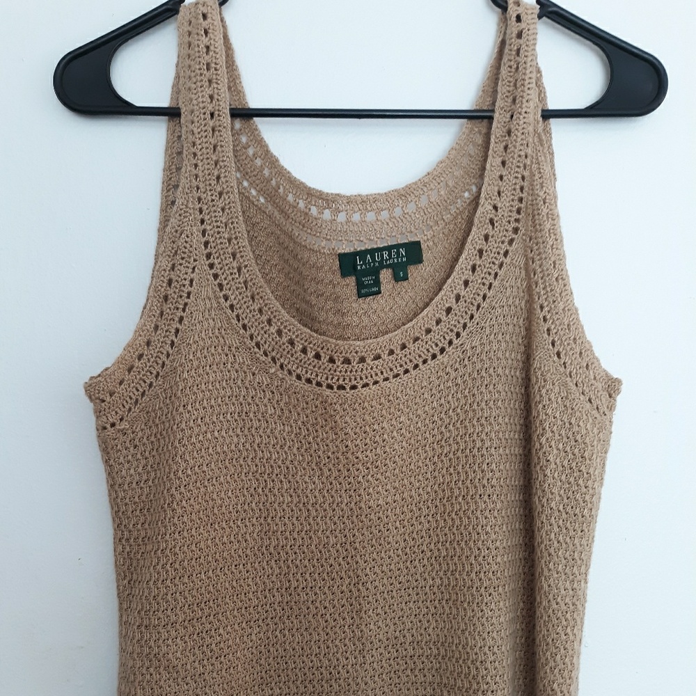 Tan Ralph Lauren Top